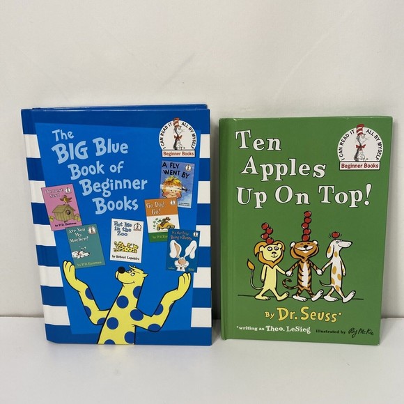 Unbranded Other - The Big Blue Book of Beginner Books & Dr. Seuss Ten Apples Up On Top Hardcover